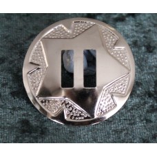 Slotted Round Concho With Star 1½" 