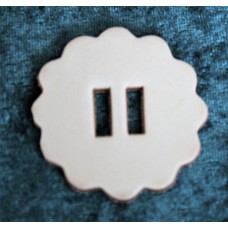 Leather Concho 2" (51mm) with ½" slots