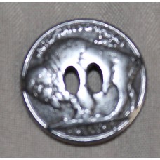 Buffalo Slotted Concho Small.