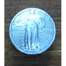1930 Liberty Quarter Concho 1" ( 24mm)