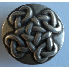 Celtic Filigree Round Screw Back Concho.  1". (25mm)
