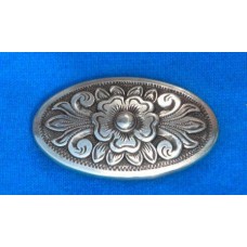 Diablo Oval Screw Back Concho.