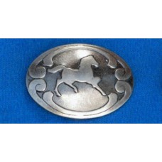Horse Oval Rivet Concho. 