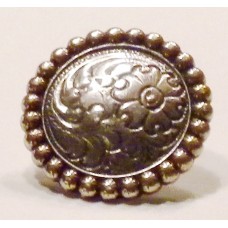 High Sierra Round Screw Back Concho.  1". (25mm)