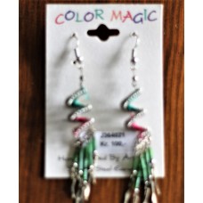 Color Magic  South West Spiral Pink Green Design