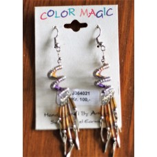 Color Magic  South West Spiral Purple Gold Design