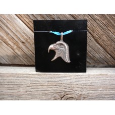 Sterling Silver Eagle Head Pendant