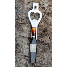 Black & White Label Scotch Whisky Bottle and Can Opener.