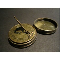 Brass Compass. Sun Dial