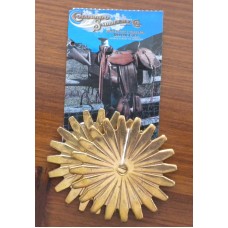 Colorado Saddlery 2¼" Brass Rowels. (55mm)