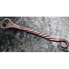 Hand Forged Native American Stainless Steel Bottle Opener With Twist 