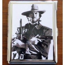 Clint Eastwood Collectors Cigarette Case, ID Card and Lighter OJW.