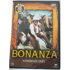 Bonanza 8 Episodes on 2 DVD's